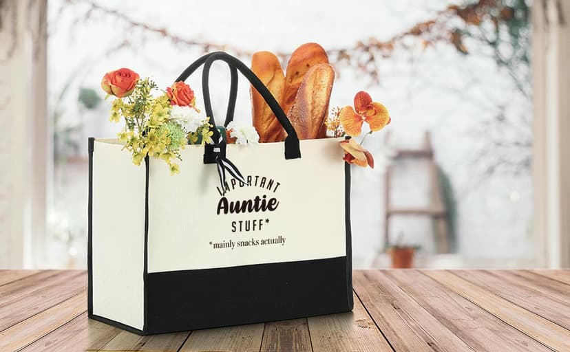 FORBIDDEN PAPER Gifts Tote Bag Important Stuff Tote Gift Gifts Birthday for Shopping Bag Grocery Bag Utility Tote