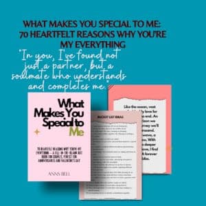 What Makes You Special to Me: 70 Heartfelt Reasons Why You're My Everything – A Fill-in-the-Blank Gift Book for Couples, Perfect for Anniversaries and Valentine’s Day (Full Color)