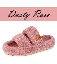 Machine-washable, Gifts, Memory Foam, Anti-slip Sole, Lightweight, Indoor and Outdoor, Cozy EverFoams Womens Fuzzy Open-toe Slippers Memory Foam Indoor House Shoes B0CLGNYKFR