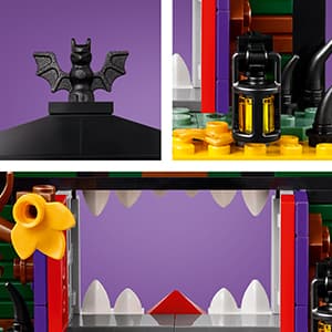 LEGO Halloween Barn Building Toy - Room Decor & Pretend Play Set for Boys & Girls, Ages 9+ - Halloween Toys & Crafts for Kids - Gift Idea - W/Scary Skeleton Minifigure - 40721