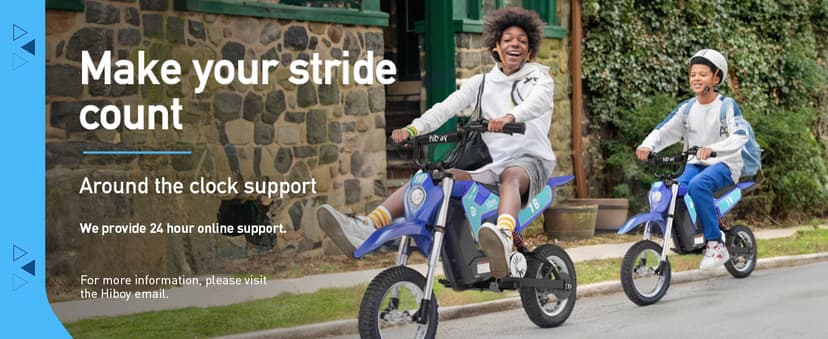 Hiboy DK1 36V Electric Dirt Bike,300W Electric Motorcycle - Up to 15.5MPH & 13.7 Miles Long-Range,3-Speed Modes Motorcycle for Kids Ages 3-10