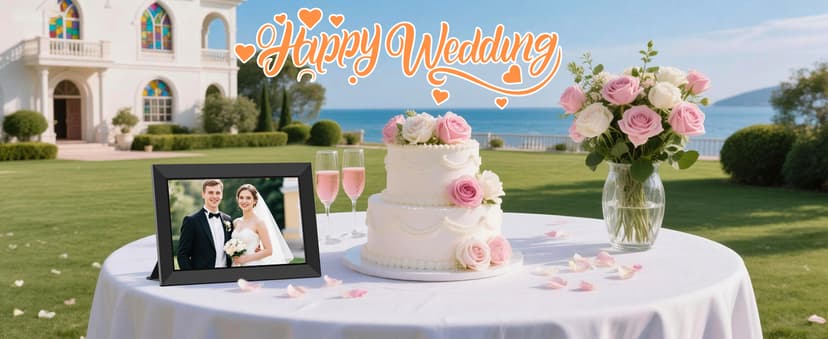1280x800 HD IPS Touch Screen, Slideshow, Auto-Rotate, Tabletop/Wall, Send Photos/Videos from Phone, Gifts for Mom - Black Frameo 10.1" WiFi Digital Picture Frame, Electronic Photo Frames - 32GB B0D8JDPKKS