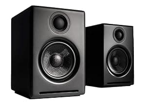 Audioengine A2+ Desktop 24 Bit Limited Edition Wireless Bluetooth Desktop Speakers - 60W Computer Speakers for Music and Gaming Accessories