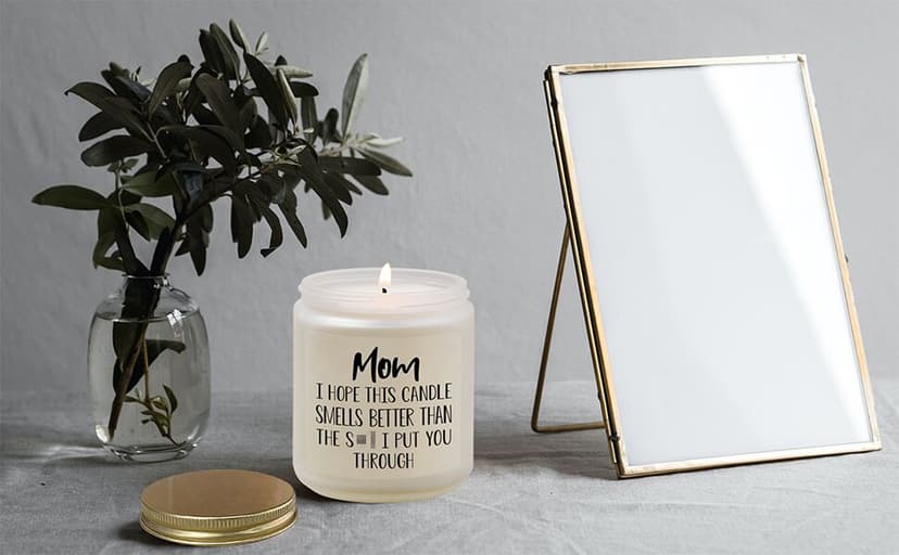 Gifts for Mom from Daughter Son, Mothers Day Birthday Christmas Thanksgiving Gifts for Mom,Stepmother Adoptive Mother, Lavender Scented Candle