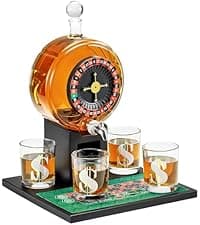 Titan LSO Whiskey Glasses and Stones in Unique Tactical Box Display | Bourbon Cocktail Cups, Coasters and Tongs | Gifts for Men | Glass Set