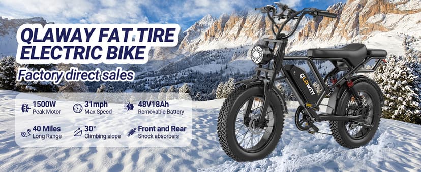 Fat Tire Electric Dirt Bike 750w for Adults 20" Full Suspension Electric Motorcycle Ebikes 48V 18AH Removable Battery,31MPH Top Speed,LED Headlights, Turn Signals,40-70 Miles Range