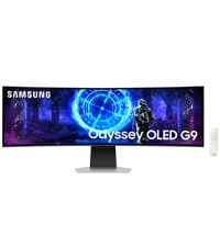 SAMSUNG 49" Odyssey G9 (G95C) Series DQHD 1000R Curved Gaming Monitor, 240Hz, 1ms(GtG), DisplayHDR 1000, AMD FreeSync Premium Pro, Eye Saver Mode, Auto Source Switch+, LS49CG950ENXZA, 2024