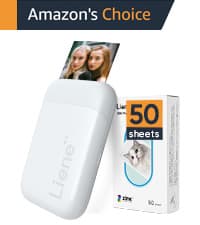 Liene M100 4x6'' Photo Printer, Phone Printer 100 Sheets & 3 Cartridges, Full-Color Photo, Portable Instant Photo Printer for iPhone Android, Thermal Dye Sublimation, Wi-Fi Picture Printer 100 Papers B09XHYNHB2