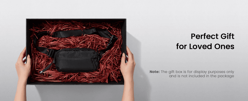 tomtoc tomtoc 1.5L Sling Bag with RFID Blocking, Crossbody Bag Minimalist Chest Shoulder Pack for Men and Women, Water-resistant Lightweight Casual Waist Fanny Pack for Travel, Daily Use