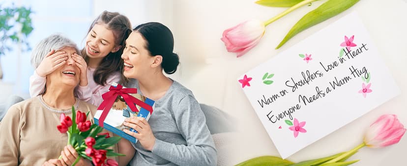 NIUONSIX Heating Pad for Neck and Shoulders and Back, Birthday Gifts for Women Mom Wife Men Dad, Weighted Electric Heated Wrap for Pain Relief and Daily Relax, 6 Heat Settings 4 Timers Auto Off, Blue