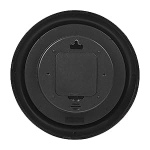 Horizent Outdoor Clocks Waterproof with Thermometer Combo Vintage Rustic Wall Clock for Patio Pool Bathroom Kitchen(8 Inch,Bronze)