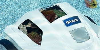 Polaris Quattro P40 Pressure Side Pool Cleaner for All In-Ground Pool Surfaces, Large-Capacity Dual Filtration Canister, 31' Hose & Transparent Lid to View Debris