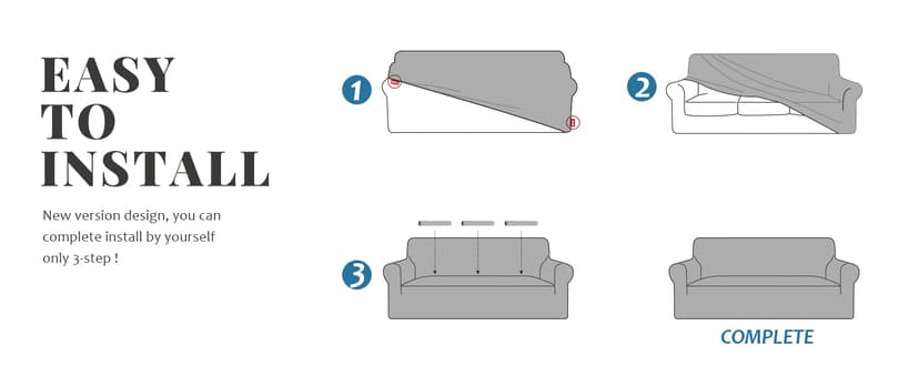 ANARACHON Sofa Cover, Couch Covers for Leather Couches, Stretch Sofa Covers with Leather-Like Texture, Washable, Non-Pilling, Non-Slip 1-Piece Couch Cover for Dogs, Cats and Kids (Sofa, Brown)