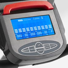 Sunny Health & Fitness Smart Recumbent Bike with Pulse Sensors, Home Cycling Workout Machine w/Cushion Seat & Mesh-Backrest, Free SunnyFit App Connection, Optional Programmable & Electro-Magnetic