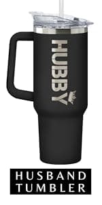 Gifts for Husband from Wife - Fathers Day Gift for Husband - Wedding Anniversary, Birthday, Christmas Gifts for Him - Romantic Love Gift Ideas for Him from Wife - 20 Oz 2-sided Tumbler