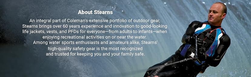 Stearns Infant Life Vest, USCG Approved Type III Life Jacket for Babies & Kids Under 30lbs, Youth PFD for Boat, Beach, Pool, & More