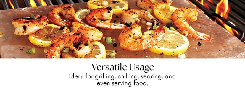 UMAID Himalayan Salt Block For Grilling, Cooking, Cutting and Serving,12X8X1.5 Food Grade Himalayan Pink Salt Stone on Stainless Steel Plate & Recipe Booklet, Unique Gifts for Men, Women, Chef, Cooks