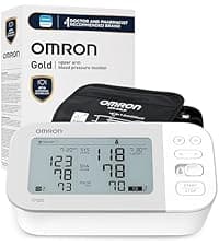 OMRON Silver Blood Pressure Monitor for Home Use & Upper Arm Blood Pressure Cuff - #1 Doctor & Pharmacist Recommended Brand - Clinically Validated - Connect App