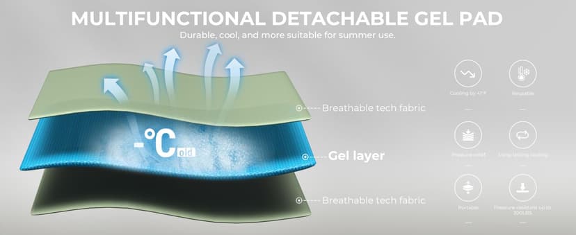 Dowinx Gaming Chair Breathable Fabric Game Chair with Gel Pad and Storage Bag, Comfortable Gamer Chair with Pocket Spring Cushion, Ergonomic Computer Chair with Footrest, Green