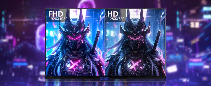 Sealan 24 Inch 180Hz Gaming Monitor, Full HD 1920 x 1080 Computer Display, VA Panel with HDR10, FreeSync, 99% sRGB, HDMI and DisplayPort, VESA Wall Mountable Monitor for PC, Laptop