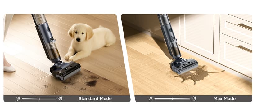 JONR ED12 PRO Wet Dry Vacuum Cleaner,Vacuum Mop, Three Sided Cleaning,Hot Water Self-Cleaning,Hot Air Drying,Tangle-Free,Smart Hard Floor Cleaner Machine with Powerful Suction