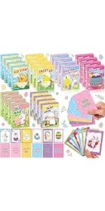 Zubebe 28 Pack Kids Card Games Gifts Bulk Classic Playing Card Game Set for Kids Includes Go Fish, Old Maid, Crazy Eights, Memory Match, Slap Jack, Playing Toy for Party Favors (Classic)