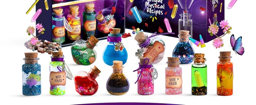 Dan&Darci Fairy Magic Potion Kit for Kids - Gifts for Girls - 6 7 8 9 10 Year Old Girl Gift - Christmas Ideas - Toys 8-10 7-8 - Arts and Crafts for Kid Ages 6-8 Years - Magical Workshop Craft Kits