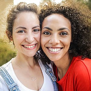 Sister Gifts, Sterling Silver Interlocking 2 Circles Necklace for Big & Little Sisters, Sister Birthday Gifts from Sisters