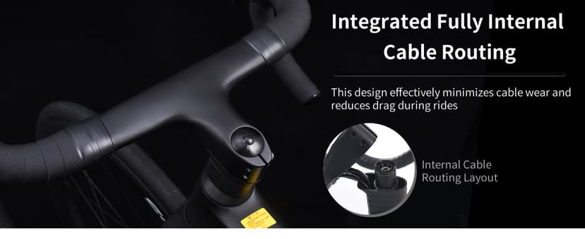 SAVADECK A7L Carbon Road Bike, T800 Carbon Fiber Frame 700C Racing Bicycle with Shimano 105 R7100 24 Speed Groupset and Hydraulic Disc Brake, Ultra-Light Carbon Bike for Man and Women