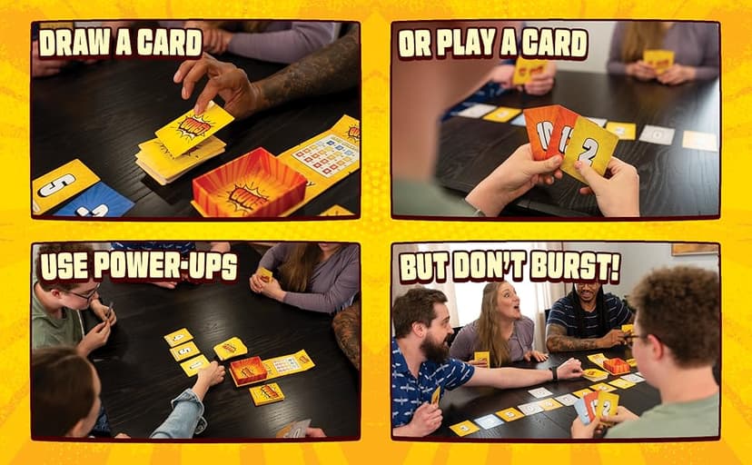 Lost Boy Entertainment Burst - Card Games - Family Party - Game Night - for Kids 10 and Up - Games for Adults - Creators of Piles!