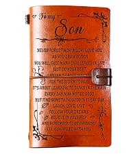 140 Page Refillable Journal Christmas Mothers Day Gifts for Daughter In Law from Mother In Law Daughter In Law Gifts Leather Journal, Daughter In Law Birthday Gifts B0BVVJKNSR