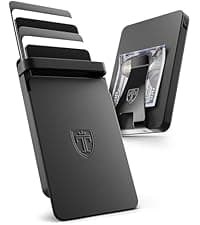 TRAVANDO AirTag* Wallet Mens Wallet with Money Clip Air Tag Wallet Card Holder RFID Blocking Bifold Gifts for Men