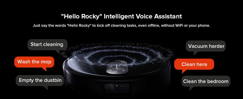 roborock Qrevo Slim Robot Vacuum and Mop Combo, 8.2cm Ultra-Slim, 3D Sensing Tech, Advanced Obstacle Recognition, 11,000Pa Suction, FlexiArm Side Brush & Mop, Auto Mop Washing & Drying, Self-Emptying