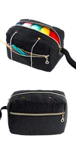 Crochet Bag Organizer - Knitting Bag - Yarn Storage Organizer - Yarn Bag for Crocheting - Yarn Holder for Crochet Accessories, Knitting Needles, Crochet Hooks, Crocheting & Knitting Gifts,