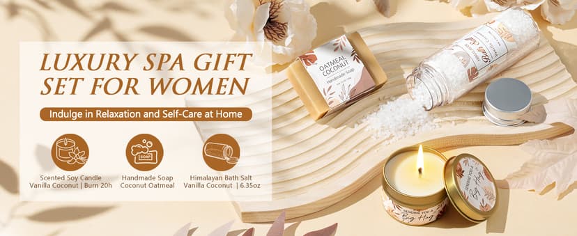 Self Care Gifts Get Well Soon Gift Baskets for Women, Christmas Birthday Gifts for Women Care Package, Unique Sympathy Gift Baskets Spa Thinking of You Gifts Set for Mom Best Friend Sister Wife Her