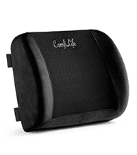 ComfiLife Premium Gel & Memory Foam Seat Cushion – Doctor Recommended Office Chair Cushion, Car Seat Cushion – Chair Cushions for Back & Sciatica Pain Relief – Seat Cushions for Office & Desk (Black)