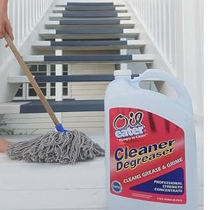 Orange Cleaner Degreaser, 1-Gallon Concentrate for Oil Removal, Grease Stains and Heavy Duty Automotive, Outdoor, Floor Cleaning, Grease & Gunk