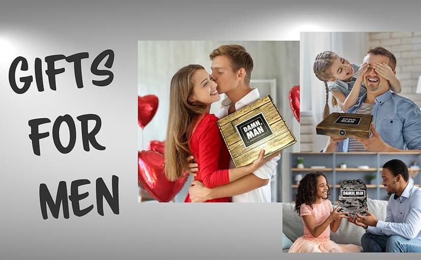 Snack Box Gift Basket, Birthday Gift for Men, Food Care Package, Unique Tins of Assorted Nuts, Snacks in Stunning Case - Treat for Men, Women, Dad, Friends, Family