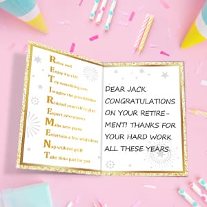 Juesly Retirement Gifts for Women, Funny Socks Retirement Gifts for Woman Box Ready for Present B0F128HDDQ