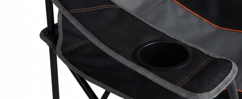 FAIR WIND Portable Canopy Camping Chair 380 LBS Capacity Heavy Duty Oversized Folding Lawn Chair with Sunshade for Beach, Fishing, Sports & Outdoors