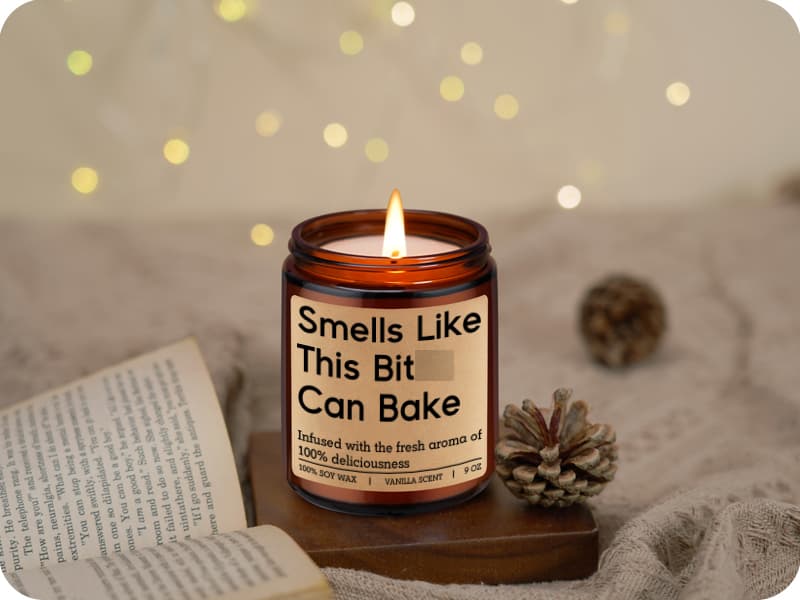 Funny Christmas Bake Gifts for Baking Lovers, Bread Bakers, Pastry Chef, Birthday Ideas for Friend, Culinary Student, Woman GSPY Candle, Gifts for Bakers, Baking Gifts for Women, Men, Sourdough Baker B0F12NQ3HC