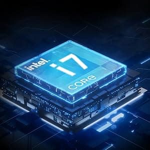 STGAubron Gaming PC Desktop Computer, Intel Core I7 up to 3.9 GHz, Radeon RX 580 8G, 16G RAM, 512G SSD, WiFi, Bluetooth 5.0, RGB Fan x6, RGB BT Sound Bar, Windows 10 Home