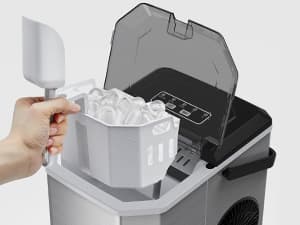Silonn 2″ Sphere Ice Maker, Clear Ice Ball Maker with Slow-Melting, 4 pcs in 35 Mins, 144 pcs/Day, Crystal Sphere & Rapid Sphere Technology, Self-Cleaning Ice Maker Countertop Ideal for Whiskey