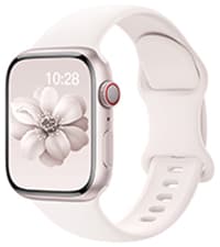 Sport Silicone Band Compatible with Apple Watch Bands 40mm 38mm 41mm 44mm 45mm 42mm 49mm Women Men,Soft Wristband Waterproof Replacement Sport Strap for iWatch Bands Series 9 8 7 6 5 4 3 2 1 SE Ultra