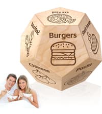 Food Dice Stocking Stuffers for Men Women Kids Adults Date Night Dice Couples Gifts for Him Her Anniversary Christmas Birthday Wedding Gifts for Men Women Him Her Boyfriend Girlfriend Husband