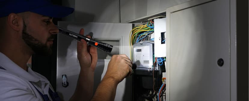 VIBELITE Extendable Magnetic Flashlight with Telescoping Magnet Pickup Tool-Cool Gadget Birthday for Men, Dad, Husband, Him, Father, Mechanic,Tech, Handyman, Boyfriend, Women, Black