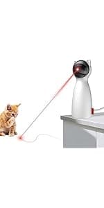 Interactive Cat Toys Rechargeable,Moving Concealed Feathers,Real Mouse Squeaky,Touch Activated Cat Kitten Toy Exercise Toys for Indoor Bored Adult Cats