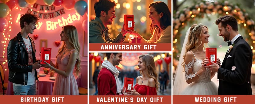 Red Wooden Mailbox, Interactive Opening Door, Cute Christmas Anniversary Valentines Day Gifts for Him Husband Boyfriend Romantic Wooden Love Postbox Set, 50 Mini Love Notes and Envelopes B0DQVG86TF