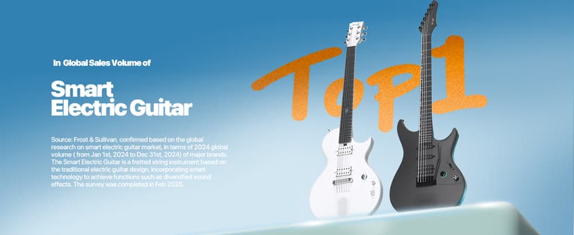 Enya Electric Guitar Inspire 39" Smart Electric Carbon Fiber Guitarra with 15W Wireless Speaker, 20 Distinct Tones, Onboard Presets, Charging Cable, Adjusting Wrench, and Gig Bag