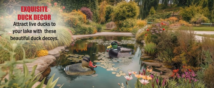 Duck Decoys for Hunting | Floating Duck Decoy for Pool, Pond & Lake